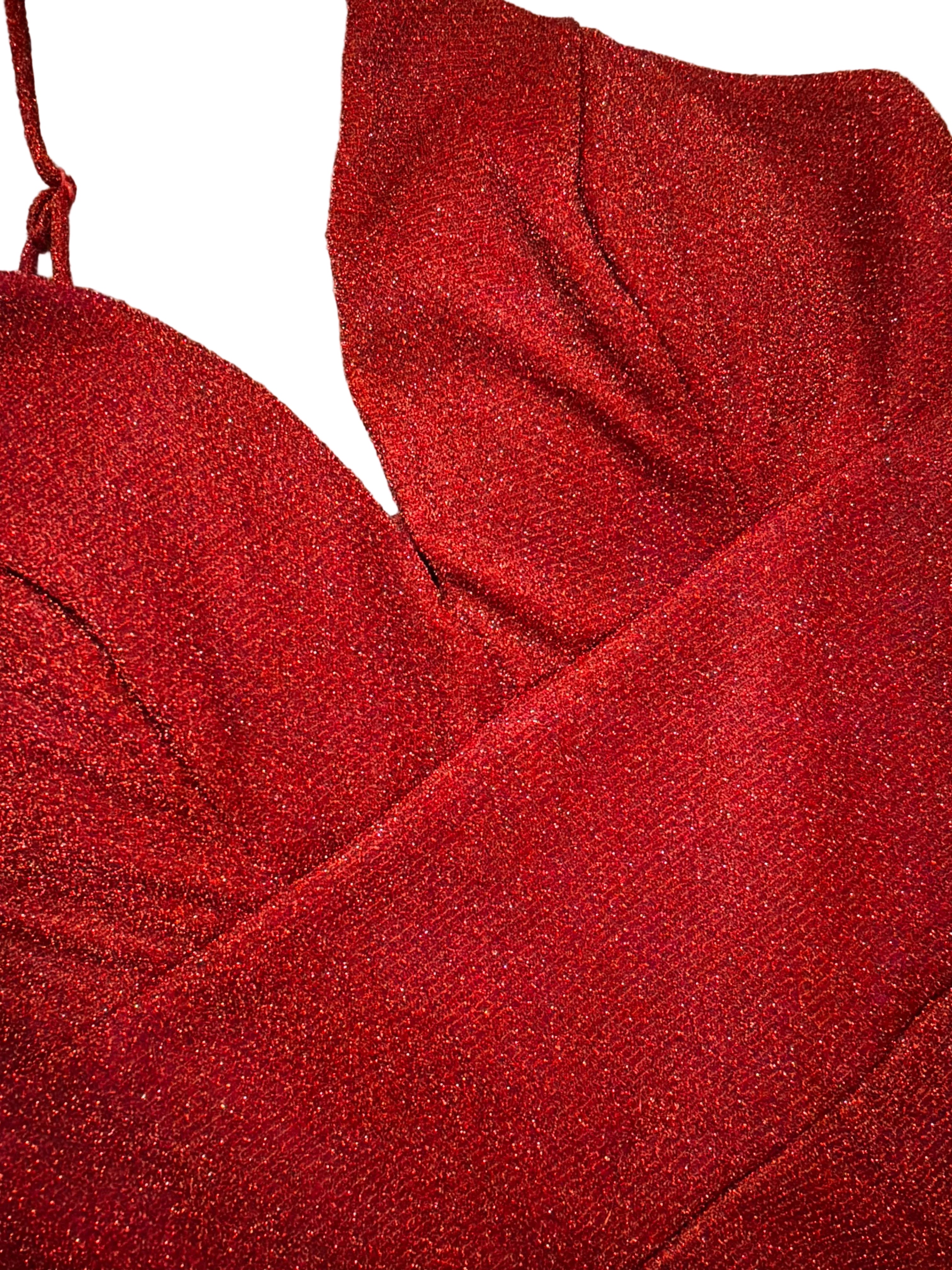 Red Sparkle Jumpsuit