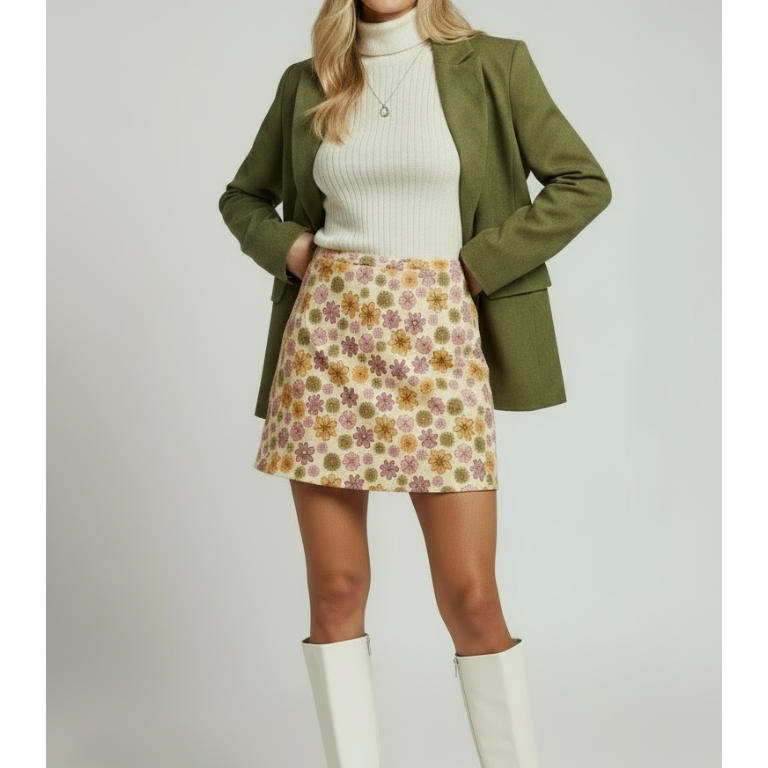 Groovy Mini Skirt