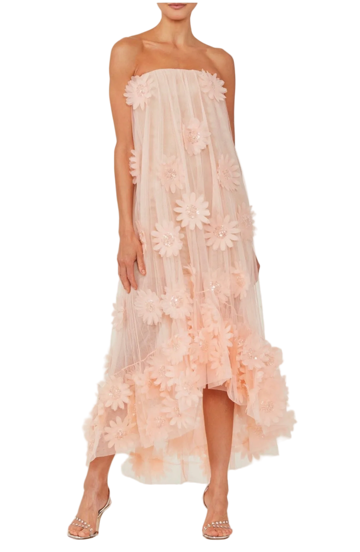 Helsi Blush Strapless Gown XS