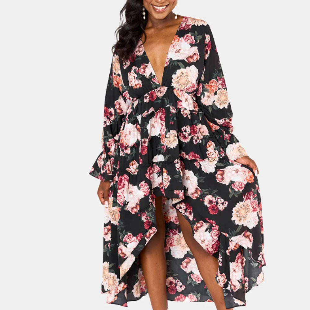 BUDDY LOVE- LENNON HIGH-LOW DRESS - NIGHTFALL Medium