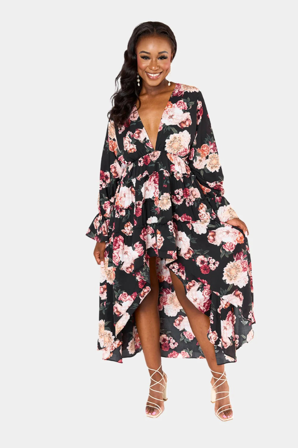 BUDDY LOVE- LENNON HIGH-LOW DRESS - NIGHTFALL Medium